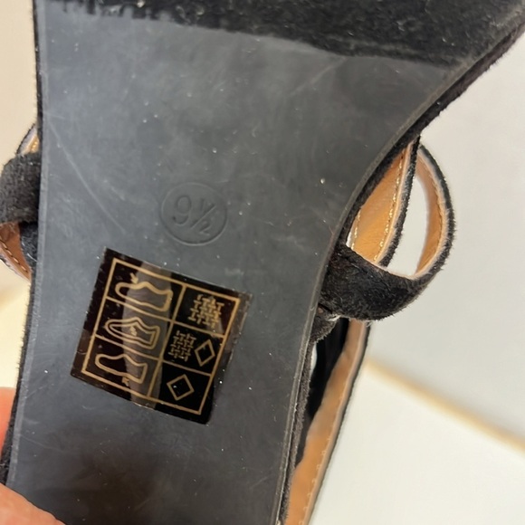 Sociology Strappy sandals. Black. Size 9 1/2.Block Heel - Picture 8 of 8